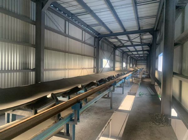 皮帶機現(xiàn)場